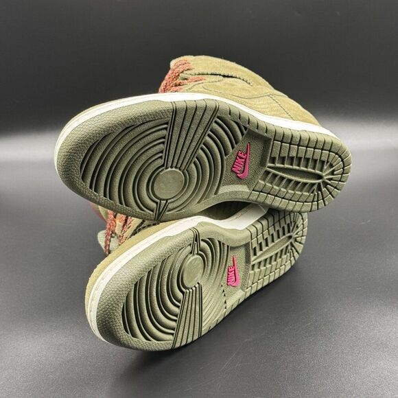 Nike Wmns Dunk Sky Hi Wedge 'Medium Olive' - Picture 10 of 13